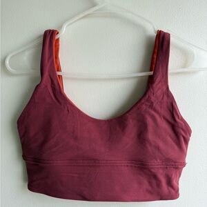 Lululemon Align Reversible Bra *Light Support, A/B Cup
Mulled Wine Canyon Orange